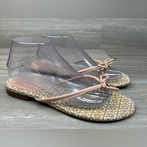 Kate Spade Mystic Bow Tie Spade Charm Sandals Womens 9.5